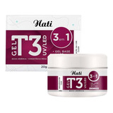 Nati Alongamento De Unha Gel T3 Uv\led Clear Profissional