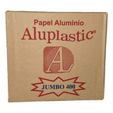 Papel Aluminio Aluplastic Jumbo 400 18 Micras Caja Con 6 Pzs