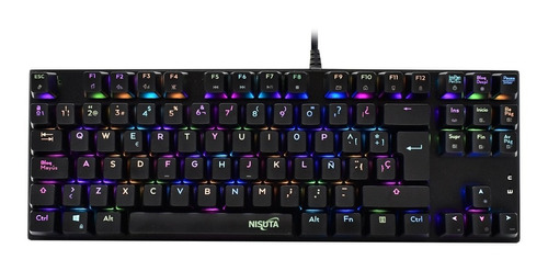 El Mejor Teclado Mecanico Gamer Silencioso Rgb  Español