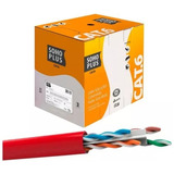 Cabo De Rede 20m Cat6 Furukawa Rj45 Vermelho Gigabit Veloz