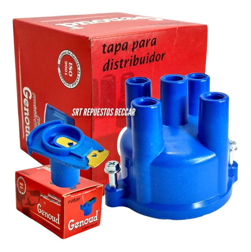 Tapa Distribuidor + Rotor Fiat 147 Uno Duna 1.4 1.6 Indiel