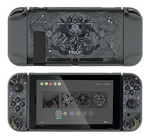 Carcasa Protectora Para Nintendo Switch Estandar Pulpo Negro