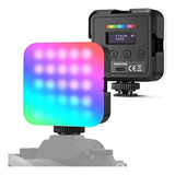 Neewer Luz De Video Rgb Magnética, Luz De Cámara Led Rgb61 A