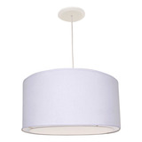 Colgante Pantalla Blanco B  45x25h Con Difusor- 1 Luz