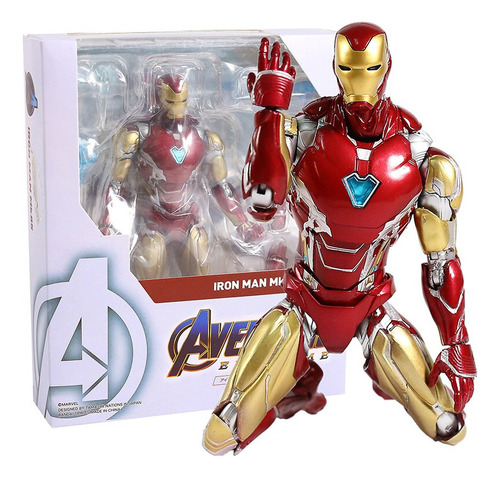 Figura De Acción Mech Mk85 De Shf Marvel Avengers 4 Iron Man