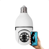 Camera Lampada Wifi Segurança 360 Ip Full Hd Visão Noturna