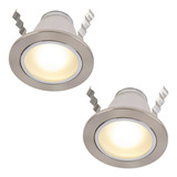 Paq 2 Pzs  Luminario P/empotrar Techo, Em2010c-gu10/s Calux