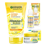 Kit Garnier Express Aclara Hidratante + Vitamina C Aclarante