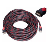 Cable Hdmi A Hdmi 20 Metros Mallado Full