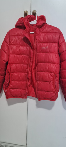 Campera De Pluma Importada Marca Jack Wolfskin Talle 10 Niño