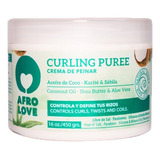 Afro Love Curling Pure Crema Para Peinar - g a $233