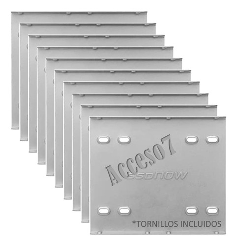 10 Adaptadores Unidad Ssd O Disco Duro 2.5 En Bahia 3.5 PuLG