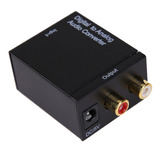 Conversor Optico Para Rca Analogico Digital Audio Coaxial