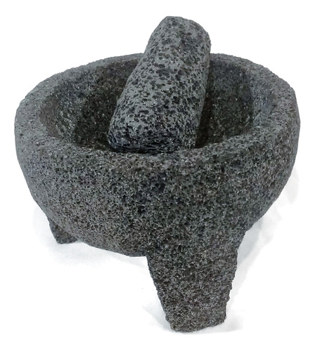 Molcajete Mortero Piedra Volcánica Chico Para Especias