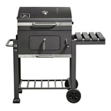 Parrilla Portatil Movil Balcon Ruedas Carbon Bbq 