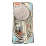 Kit Manguera Flexible Y Ducha Challa 1.5 Metros + Soporte