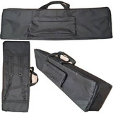 Capa Bag Para Teclado Korg X5d 61 Nylon Master Luxo Preto