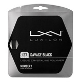 Corda Luxilon Savage Black, 16 Litros, 1,27 Mm, Color Negro, Set Individual