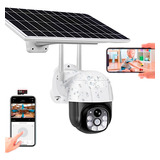 Camara Ptz Wifi Monitoreo En Vivo Con Panel Solar Y Sd 64gb