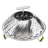 Vaporizador De Verduras Plegable De Acero Inoxidable, Insert