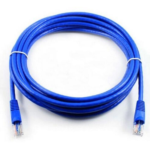 Kit 20 Un Cabo De Rede 2,5m Cat6 Nexans Rj45 Azul Gigabit