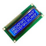 Display Lcd 2x16 1602 Alfanúmerico Arduino Luz Azul [ Max ]