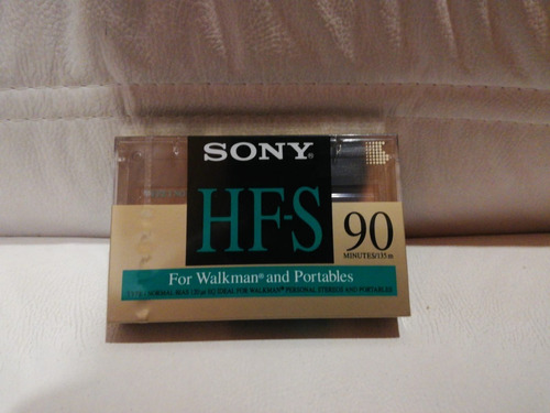 Cassette Sony Hf-s For Walkman And Portables 90 Minutes/135m