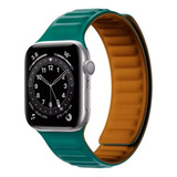 Malla Silicona Magnética Ajustable Para Apple Watch 38 40 Mm