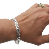 Pulsera Plata Fina Italiana 925 - Grumet Hombre