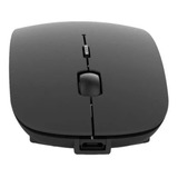 Mouse Inalambrico Recargable Negro Etheos Usb Bateria Litio