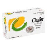 Cialis 20 Mg Tadalafil Caja Con 1 Tableta Lilly Laboratorios