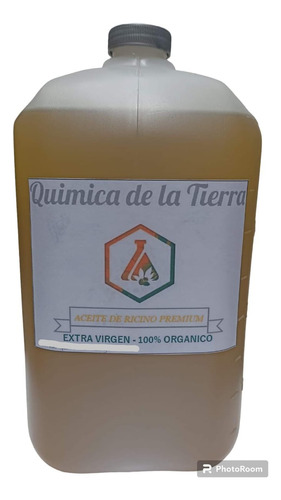 Aceite De Ricino 100% Orgánico Puro Uso Cosmético - 4 Lts