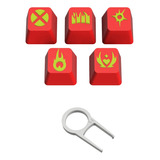Set 5 Keycaps Phoenix Habilidades Valorant