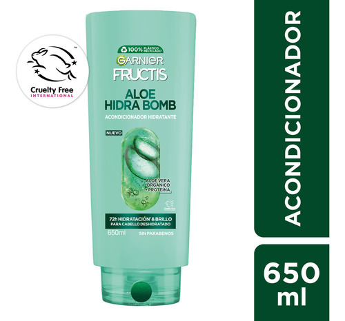  Acondicionador Aloe Hidra Bomb 650ml Fructis