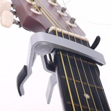 Capo Ajuste Tono Guitarra Electrica Acustica Color Plata