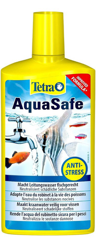 Aqua Safe 500ml Anticloro Acondicionador Agua Acuario Peces