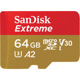 Sandisk 64gb Extreme Microsd Uhs-i Card With Adapter  (blv6)