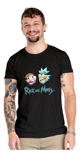 Polera Rick And Morty Melt Series Algodón Orgánico Wiwi