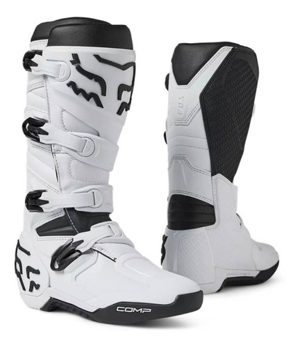 Botas Fox Comp 2023 Blanco Motocross Mx Talla 12