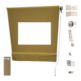 Kit Para Toldo Retratil + Lona Com Visor De 6,00 X 2,80