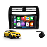 Central Multimidia Apple Carplay Fiat Punto 2008 2009 Black