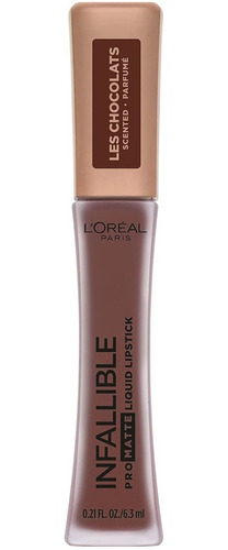 Labial Infallible Les Chocolats Tono 856 70% Yum L'oreal