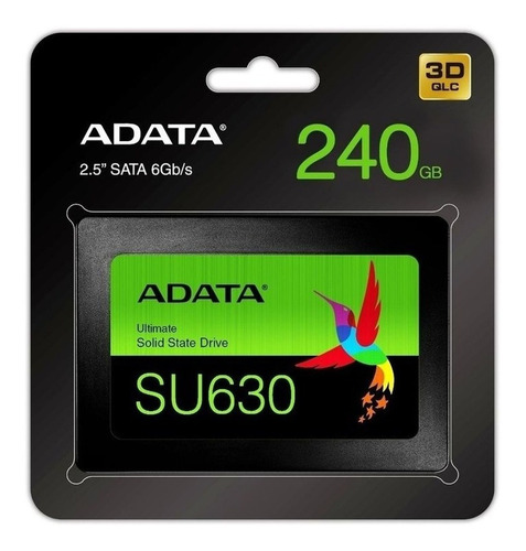 Ssd Adata Su630, 240gb, Sata, Leitura 520mb/s, Gravação 450m