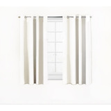 Cortinas Cortas Con Aros 2.00 X 1.35 M Alfer Home Jgo 2 Pzas