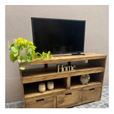 Mueble Mesa Tv Lcd Rack Modulo 1.20 Cm Estilo Campo