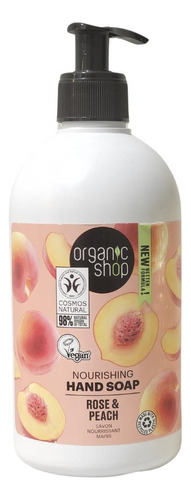 Jabón Liquido Rosa Y Damasco 500 Ml Organic Shop