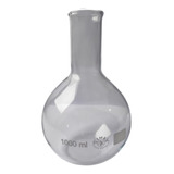 Balon Fondo Plano De 1000 Ml Marca Simax