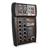 Mesa De Sonido Mixer Expert Mx1 Con Ecualizador De 4 Canales Y 2 Vías Mx-1 De 12 V