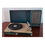 Toca Discos Vitrola Philips De Maleta Antiga 33/45/78rpm 