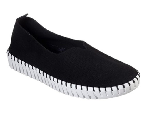 Zapato Skechers Mujer Con Detalle 27054bkw